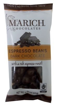 Marich Chocolate Espresso Beans, 1.76-Ounce (Pack of 12)