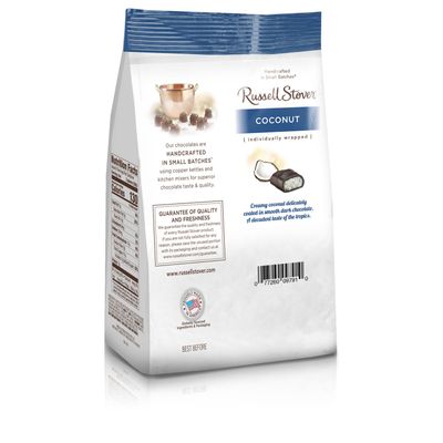 Russell Stover Dark Chocolate, Coconut Favorites, 6 Ounce, 6 Count