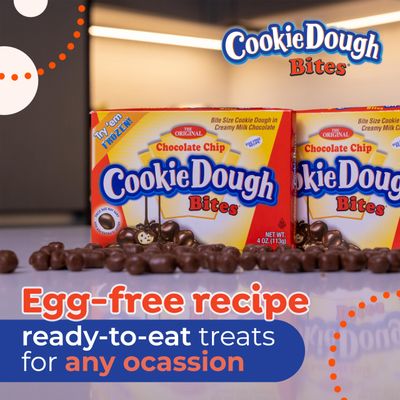 THE Original Chocolate Chip Cookie Dough Bites: 12 Packs of 3.1 Oz - Dt20