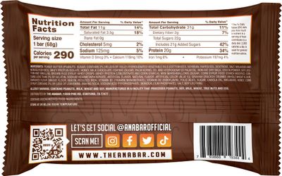 Anabar Protein Bar, The Protein-Packed Candy Bar, Amazing Tasting Protein Bar, No Sugar Alcohols, Real Food, Amazingly Delicious, 20 Grams of Protein (12 Bars, Milk Chocolate Campfire S'mores)