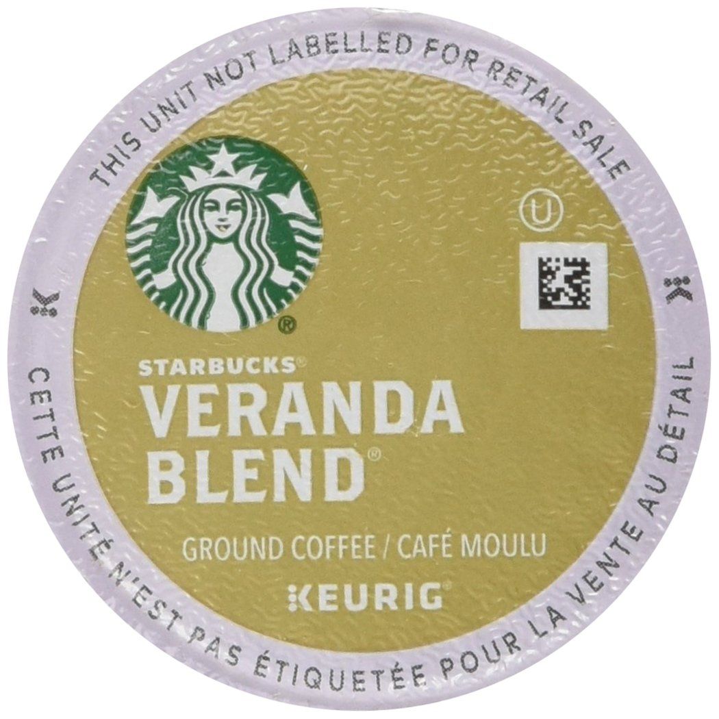 Starbucks Coffee K-Cup Pods, Veranda Blend, Blonde Roast Coffee, Notes of Toasted Malt &amp; Milk Chocolate, Keurig Genuine K-Cup Pods, 32 Count (Pack of 3)