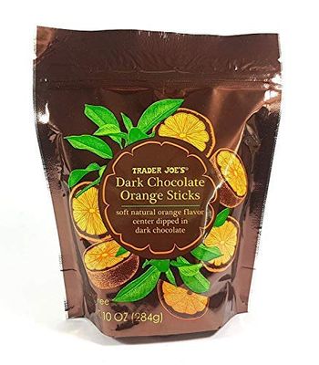 Trader Joe&#39;s Dark Chocolate Orange Sticks 10 0Z (pack of 1)-SET OF 2
