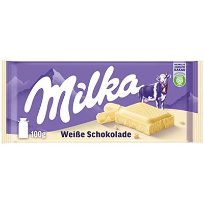Milka White Chocolate, 100g