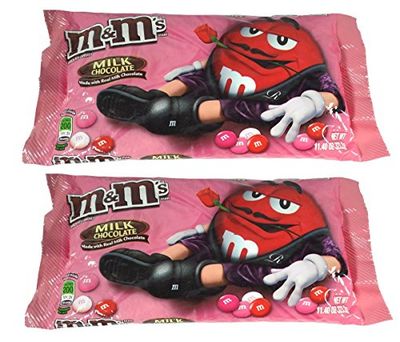 M&amp;M&#39;s Valentine - Milk Chocolate Candies Cupid&#39;s Mix, 10 OZ Bag - Pack of 2
