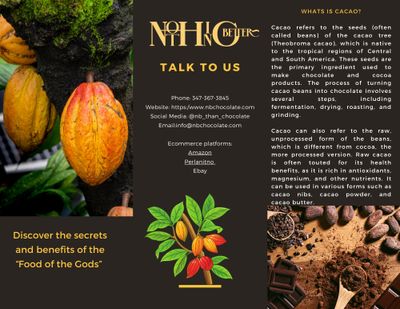 Premium Cacao Nibs sourced from the Dominican Republic (8 oz / 0.5 lb)