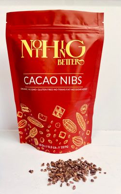Premium Cacao Nibs sourced from the Dominican Republic (8 oz / 0.5 lb)
