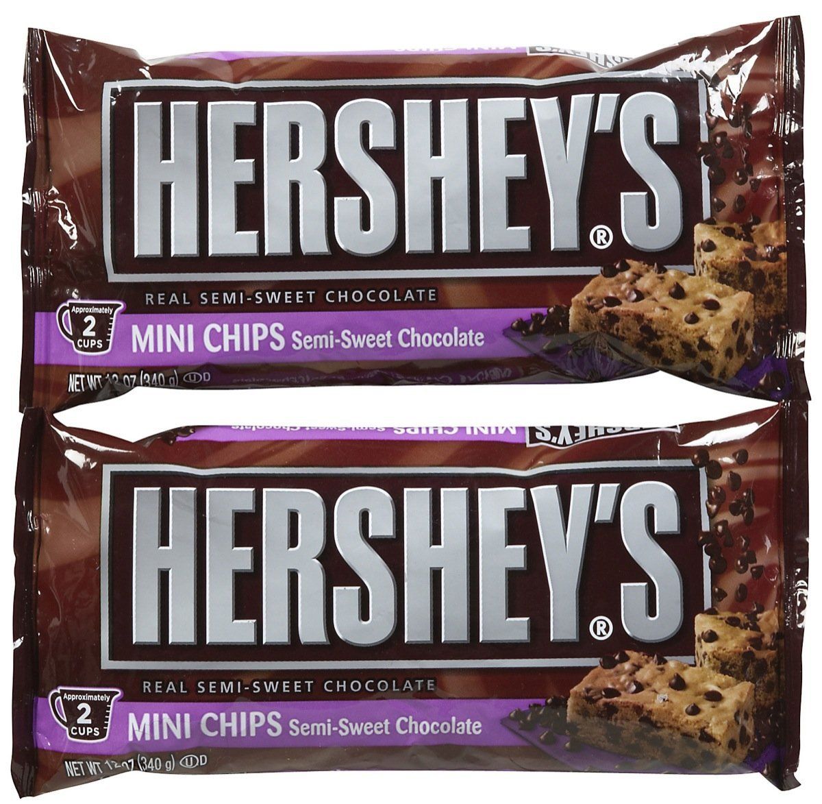 Hershey's Semi-Sweet Mini Baking Chips - 12 oz - 2 pk