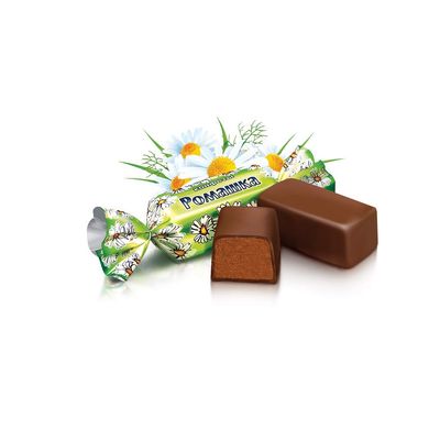 Roshen Romashka with Cream-Brulee Cocoa Filling, Delicious, Flavorful Sweets Bulk Gourmet Chocolate Candy 4.4lb/2kg