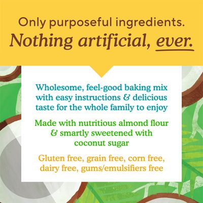 Simple Mills Almond Flour Baking Mix, Chocolate Chip Cookie Dough Mix - Gluten Free, Plant Based, 9.4 Ounce (Pack of 6)