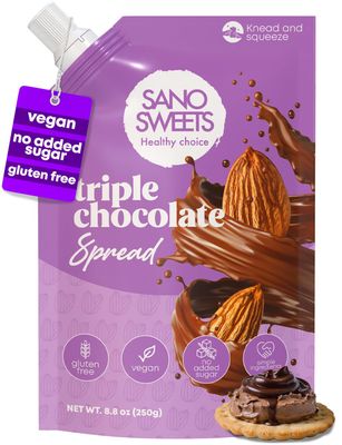 Delicious Vegan Triple Chocolate Spread With Almonds And Cashews Gluten-Free No Added Sugar Perfect For Breakfasts Desserts Made With Avocado Oil Natural Ingredients Palm Oil Free Healthy Choice