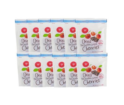 Milk Chocolate Covered Dried Cherries (Case of 12 - 6oz bags)