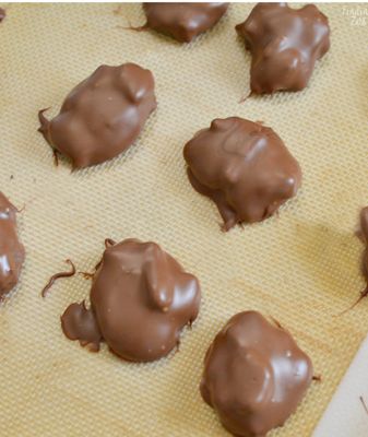 Mascot Pecan Milk Chocolate Caramel Clusters, Individually Wrapped, 3 - 8 oz Foil Bags - Gourmet Nuts and Candies Since 1955