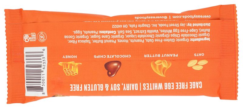 Over Easy Peanut Butter Dark Chocolate Breakfast Bar, 1.8 OZ