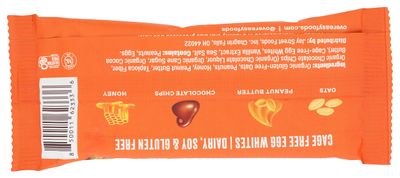 Over Easy Peanut Butter Dark Chocolate Breakfast Bar, 1.8 OZ