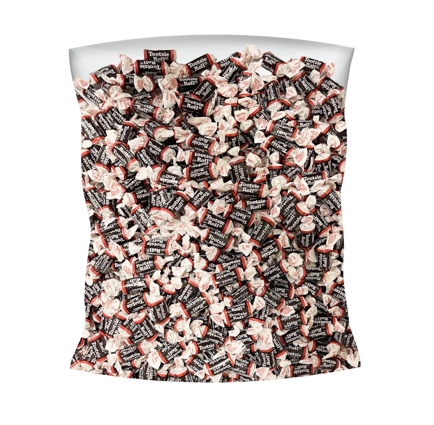 Bulk American Tootsie Roll Original Midgees Candy, 4.5 lbs - Individually Wrapped Chocolate Chewy Taffy Rolls - Gluten Free, Kosher And Peanut Free (72oz)