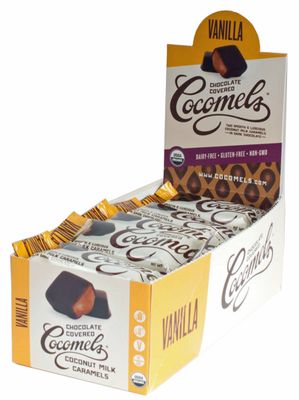 Chocolate-covered Cocomels - Coconut Milk Caramels - Organic - Made Without Dairy (Vanilla, 15 pack), 1 Oz Each
