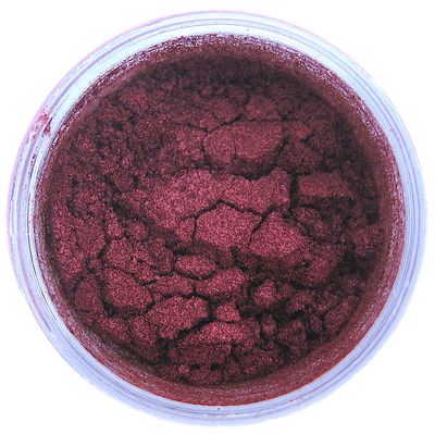 Rouge Flame Edible Luster Dust | 6 Grams Food Grade Cake Dust Shimmer Powdered, Edible Metallic Powder Food Coloring for Cake Decorating, Chocolates, Fondant, Drinks, Painting, Vegan