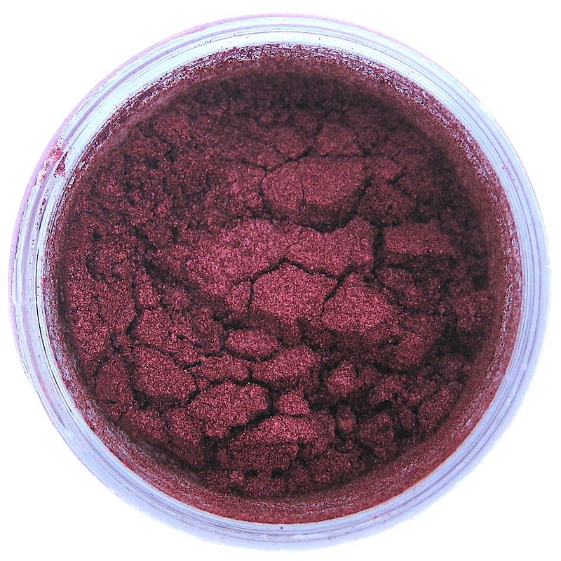 Rouge Flame Edible Luster Dust | 6 Grams Food Grade Cake Dust Shimmer Powdered, Edible Metallic Powder Food Coloring for Cake Decorating, Chocolates, Fondant, Drinks, Painting, Vegan