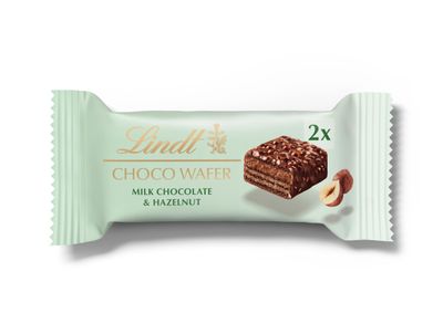 Lindt Choco Wafer Milk Chocolate &amp; Hazelnut Treat Pack 30g (Case of 20)