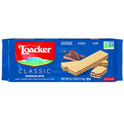 Loacker Wafer Chocolate, 6.17 Oz