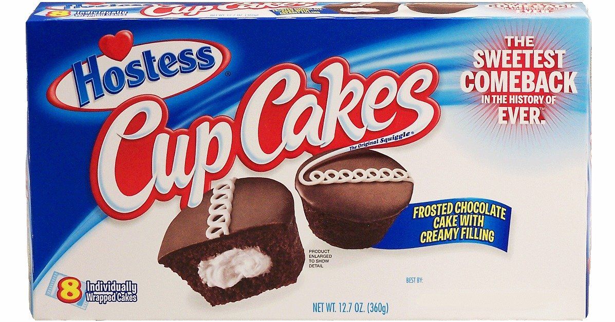 Hostess 8-ct. CHOCOLATE CUP CAKES, 3 boxes total (24 individually-wrapped cakes)