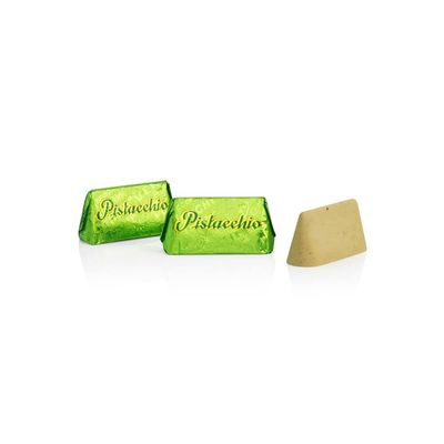 Venchi - Pistachio Gianduiotto Chocolates, Pistachio Flavor with White Chocolate, Chocolate Candy Bulk, Gluten-Free, 2.2 lb Bag