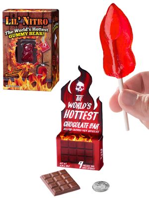 World&#39;s Hottest Candy Bundle: Toe of Satan, Lil Nitro, and World&#39;s Hottest Chocolate Bar