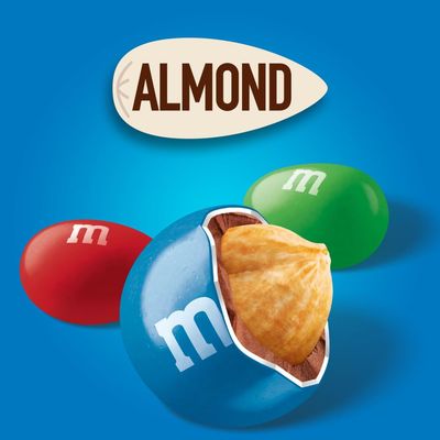 M&amp;M'S Almond Milk Chocolate Candy, Sharing Size, 9.3 oz Bag (Pack of 8)