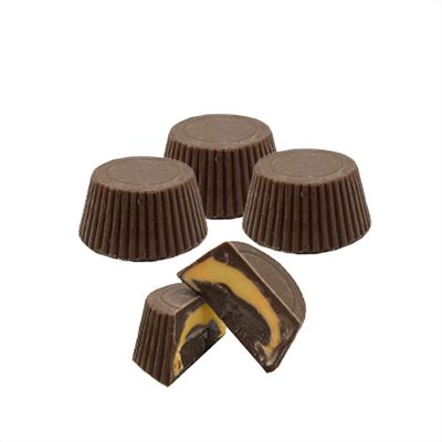 Easter Peanut Butter Cups Milk Chocolate, Happy Easter Day Eggs, Party Bag Fillers, Individually Wrapped, Kosher Certified Dairy (Half-Pound)