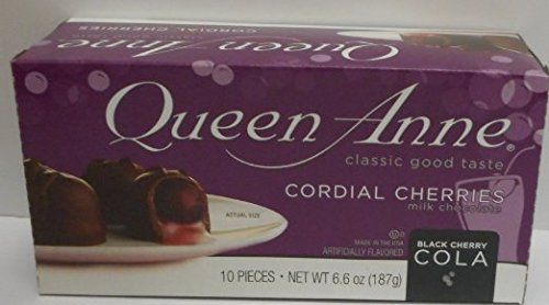 Queen Anne Black Cherry Cola Milk Chocolate Covered cordial Cherries (10 Piece)