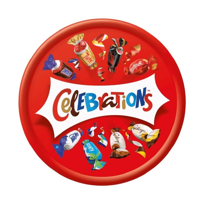 Celebrations Chocolate Bars Tub 550g