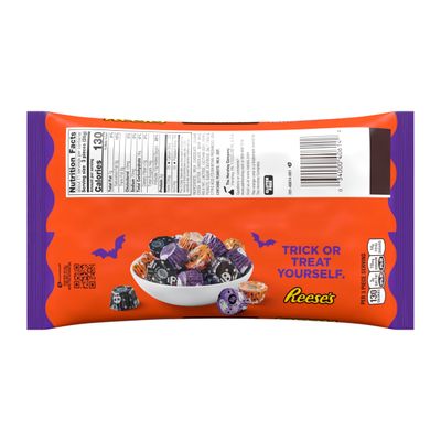 REESE'S Miniatures Milk Chocolate Peanut Butter Cups, Halloween Candy Bag, 9.92 oz