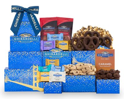 Deluxe Ghirardelli Chocolate Tower by Wine Country Gift Baskets