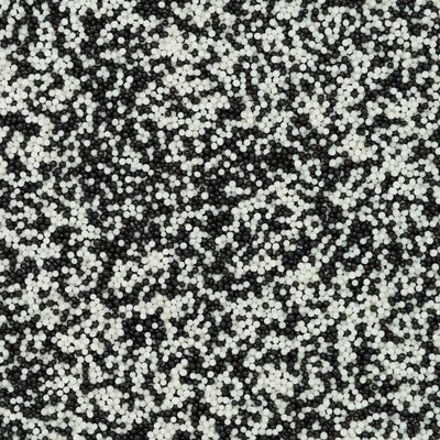 BLACK &amp; WHITE MIX Nonpareils - 4 oz shaker jar - Edible Nonpareil Sprinkles for Cakes, Cupcakes, Cookies, Icing, Chocolate