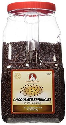 Chef&#39;s Quality Chocolate Sprinkles, 7 lb.