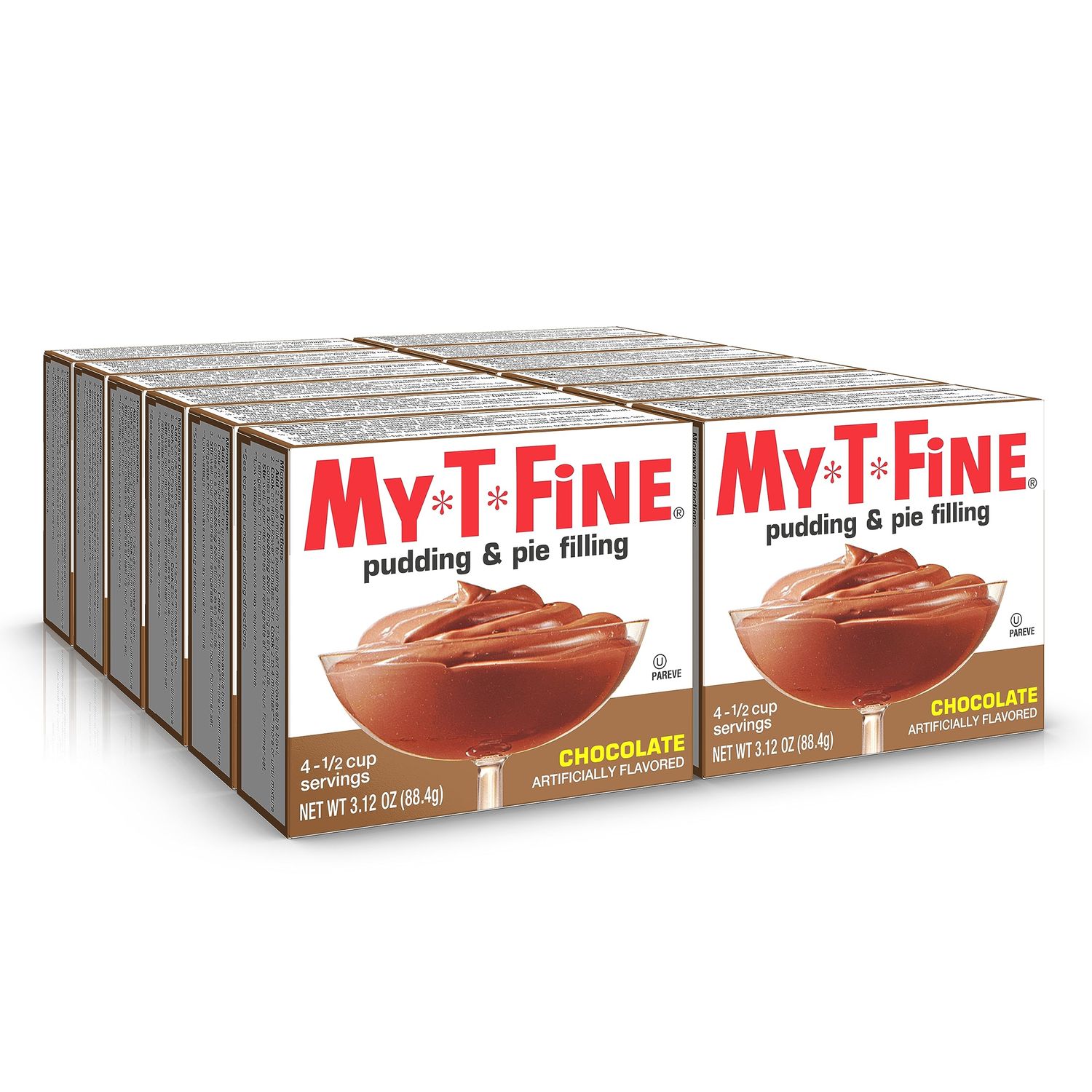 My T Fine Pudding, Chocolate, 3.125-Ounce (Pack of 12)