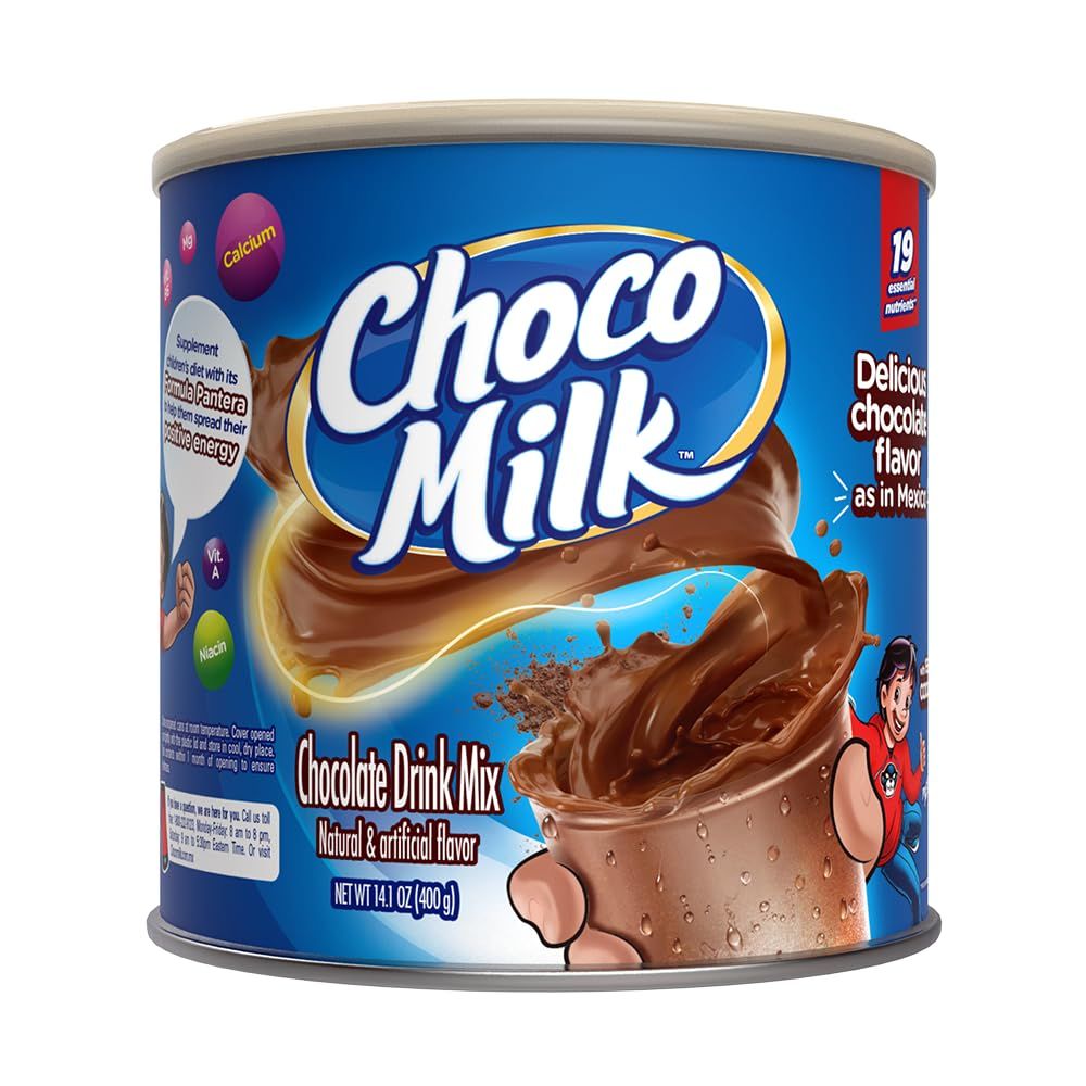 Choco Milk Powdered Chocolate Drink Mix 14.1 oz (12-Pack)
