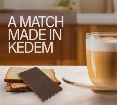 Kedem Dark Chocolate Covered Tea Biscuits, 6.1oz (4 Pack) | Dairy Free Chocolate Covered Cookies | Kosher Social Tea Biscuits