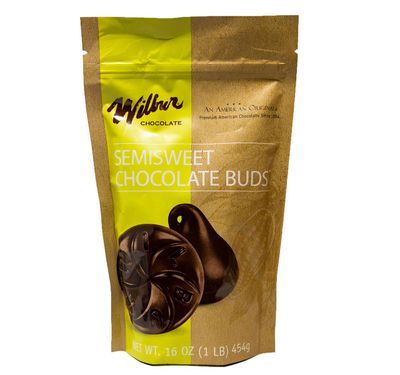 Wilbur Buds Dark Semi Sweet Chocolate 16 oz. (1 lb.) #19032-2