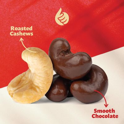 Dark Chocolate Covered Cashews, 2-Pound Pack