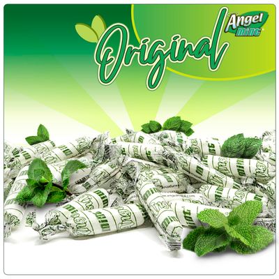 Original Angel Mint 3 lbs bag |Individually Wrapped Mint Treats | Old Fashion Candy |Pure and Natural | Fat Free | Gluten Free | Soy Free | Salt Free | Vegan Friendly|
