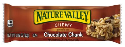 Nature Valley Chewy Granola Bar, Chocolate Chunk, 0.89 Oz (Pack of 120)