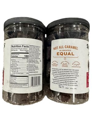 Generic Sanders Dark Chocolate Sea salt Caramels 36oz (Pack of 2), Small