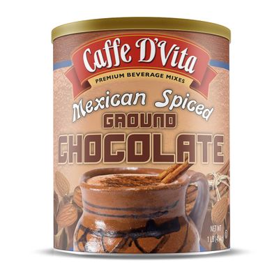Caffe DVita Mexican Spiced Ground Chocolate 1 lb. can (16 oz.)