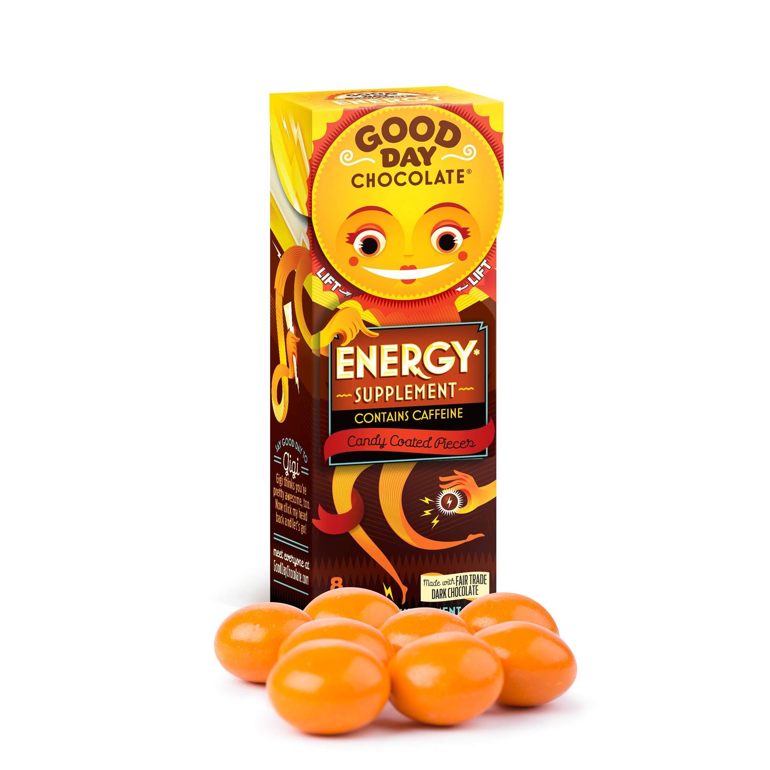 Good Day Chocolate Energy Supplement 8ct
