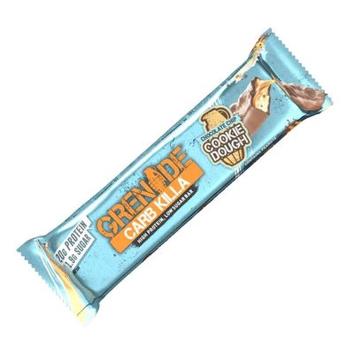 Grenade High Protein and Low Carb Bar, Chocolate Chip Cookie Dough, 12 x 60 g
