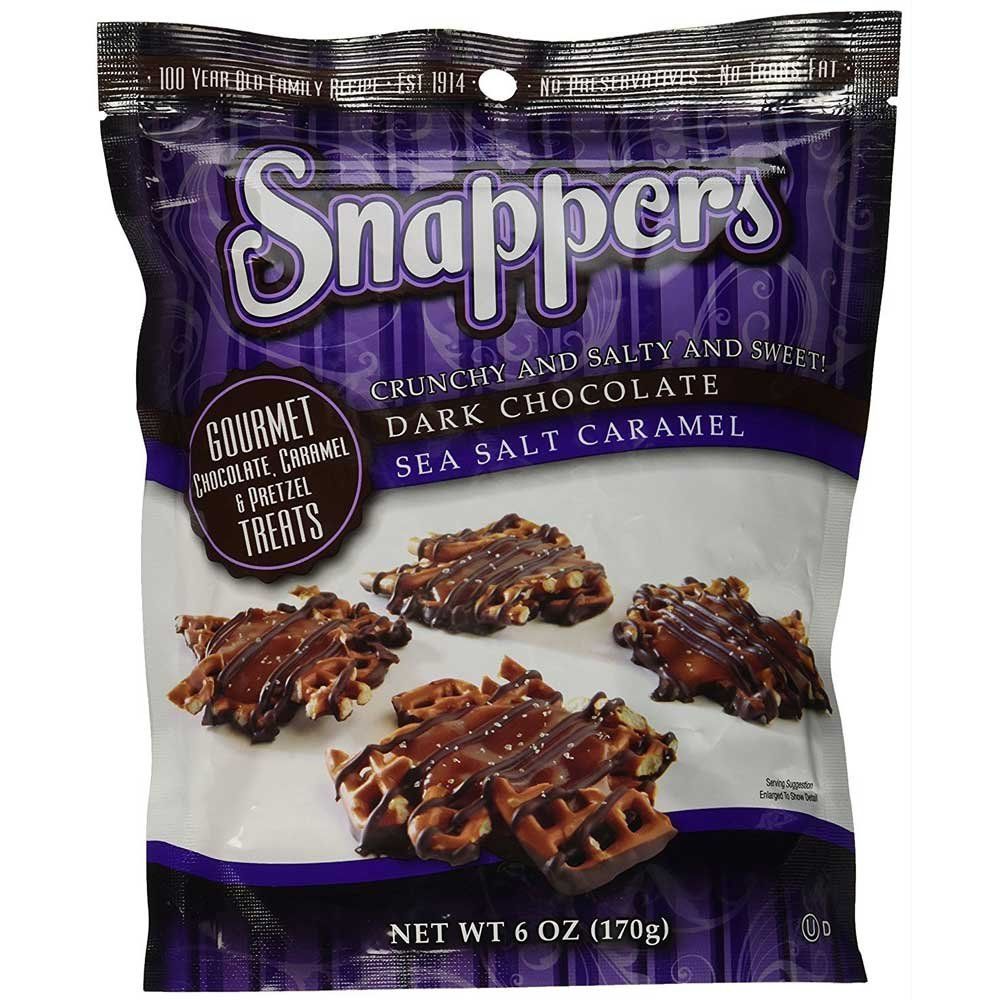 Snappers - Sea Salt Dark Chocolate, 6 Ounce - 6 per case.