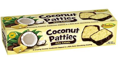 Florida&#39;s Finest Pina Colada Creamy Coconut Patties Dipped in Chocolate 12oz
