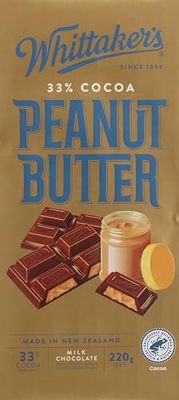 Whittaker&#39;s Chocolate Block 200g (Made in New Zealand) (Peanut Butter)