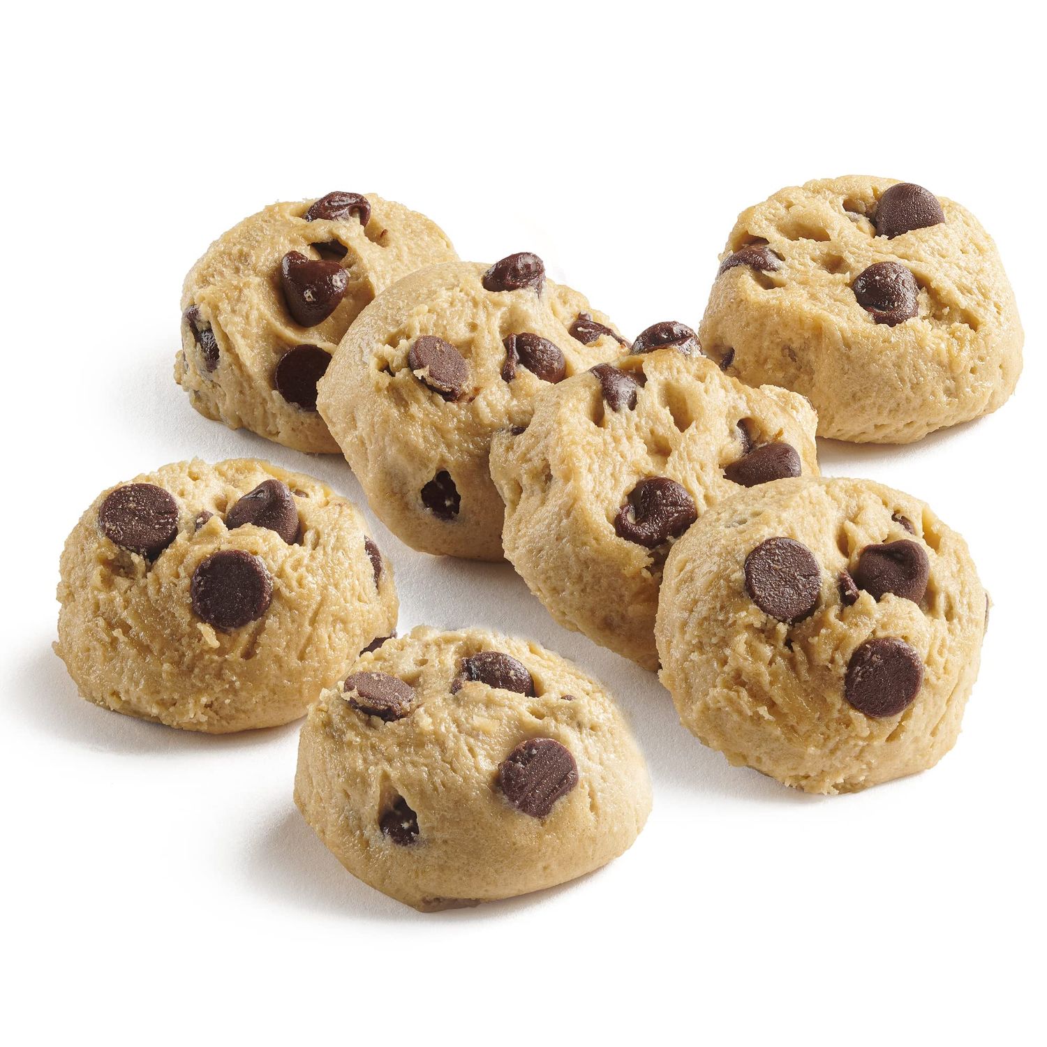 David&#39;s Cookies Preformed Frozen Cookie Dough Gluten Free Chocolate Chip 64 count